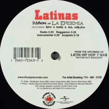 Zahraniční hudba LP Damon: Latinas / Dame, Dame 2006