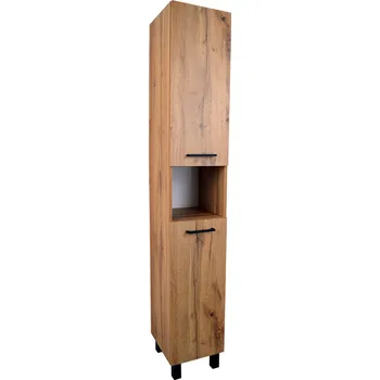 Koupelnový nábytek A-Interiéry Doplňková koupelnová skříňka vysoká Leonidas OW V 30 P/L