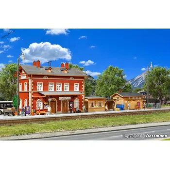 Modelová železnice Nádraží Dlouhé údolí H0 - Kibri 39504