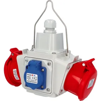 Elektrická zásuvka FAMATEL Kostka PowerBOX 2x16A , 2x230V závěsná PB400