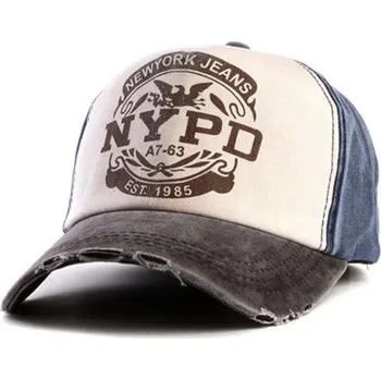 Kšiltovka ANG-E kšiltovka s nápisem NYPD - modrá Cixi AZ-NYPD