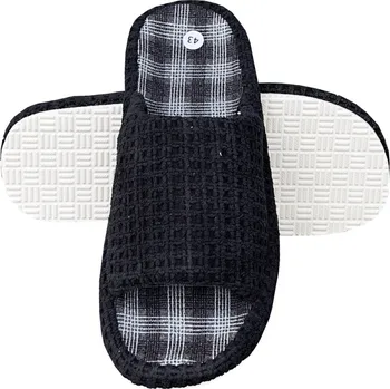 Pánské pantofle GiNo Pánské domácí papuče - Paku Barva: Černá, Velikost: 43