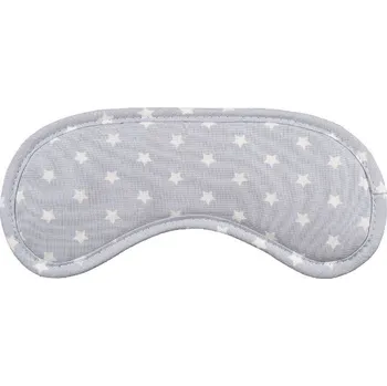SCANquilt maska na spaní hvězdičky šedá 19 x 8 cm