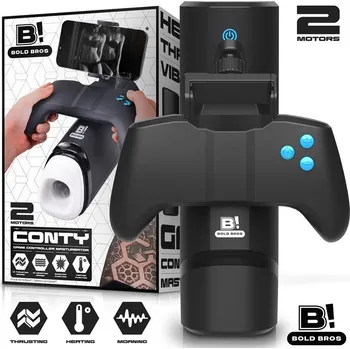 Bald Bros Conty Game Controller Masturbator Thrusting, Vibrating, Heating & Moaning