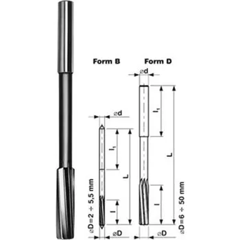 Výstružník StimZet B300908V000S - Výstružník pr. 9,0 x 125/36mm H8 strojní s válcovou stopkou HSS