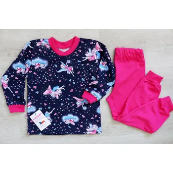 Chlapecké pyžamo AMÁLKA Bavlněné dívčí pyžamo, pohádková víla Velikost: 98