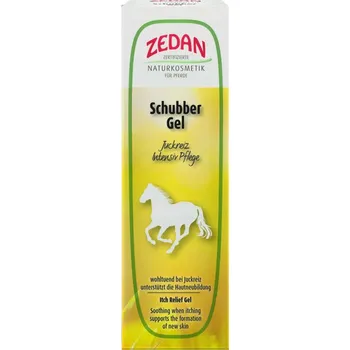 Kosmetika pro koně Zedan Gel na svědění a regeneraci kůže 5 v jednom nejen pro muchaře Schubber gel, tuba 200ml