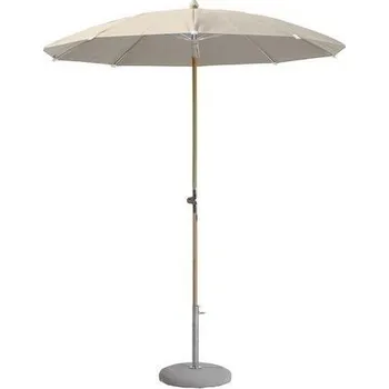 Slunečník Glatz Dřevěný slunečník Alexo, Glatz, kulatý 220 cm (2,2 m), rám jasanové dřevo (ash), potah polyester 250 g/m2 barva dle vzorníku