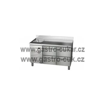 Stůl chladící ETP-7-135-04 HC 40, provedení agregát vlevo + dřez