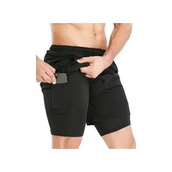 Pánské kraťasy HOPLYNN pánské kraťasy 2v1 letní rychleschnoucí běžecké šortky s kapsami L