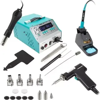 Páječka YIHUA 948-II Kombinovaná horkovzdušná / odpájecí stanice 4v1