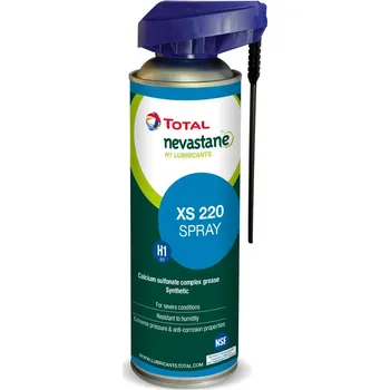 Plastické mazivo Total Nevastane XS 220 Spray - 0,4l (Vysoce výkonné mazivo ve spreji na bázi EP kalcium sulfonátového komplexu)