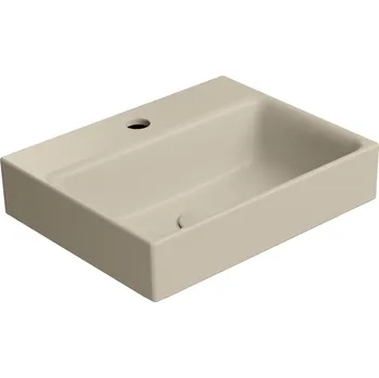 Umyvadlo NUBES keramické umyvadlo 40x32cm, creta mat