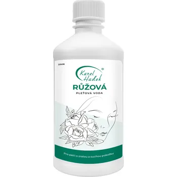 Přípravek na čištění pleti a oči AKH Pleťová voda RŮŽOVÁ 500 ml