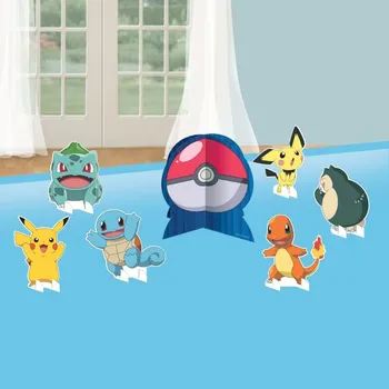 Party dekorace Sada dekorací na stůl - Pokemon 7 ks