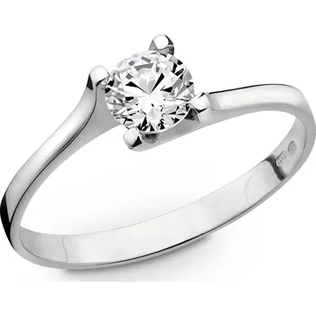 Prsten Prsten z bílého zlata s laboratorním diamantem 246.90 Velikost: 50