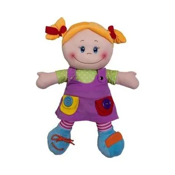 Panenka Lalka szmacianka w fioletowej sukience