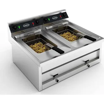 fritéza Elektrická pultová fritéza CS 2X12L 2X9KW