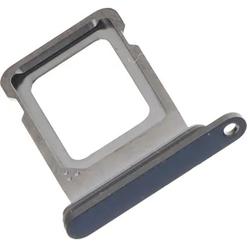 Šuplík na SIM kartu pro iPhone 15 Pro / 15 Pro Max ORI - Modrá Titanová