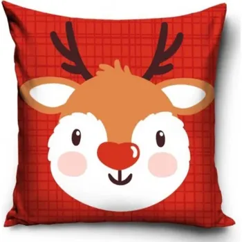 Povlak na polštářek Carbotex Vánoční povlečení na polštářek SOBÍK, 40/40cm, PNL225070