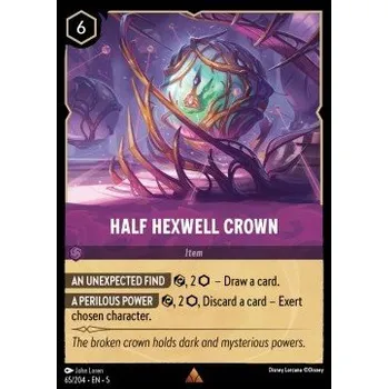 Sběratelská karetní hra Lorcana SSK 065/204 Half Hexwell Crown (V.1) - Shimmering Skies Stav: Near Mint, Verze: NORMAL