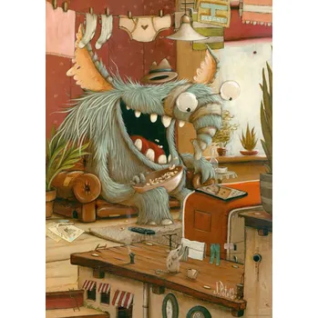 Puzzle Puzzle HEYE Zozoville: Praní prádla 1000 dílků