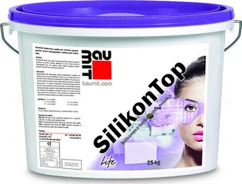 Omítka Baumit SilikonTop silikonová tenkovrstvá omítka 1,5 mm 25 kg