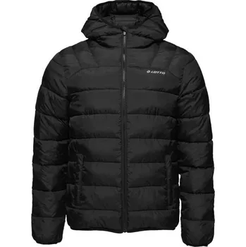 Pánská lehká prošívaná bunda Lotto JALON M Černá, Stříbrná