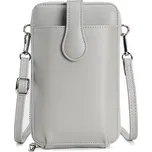 Kabelka na mobil City Chic s popruhem šedá