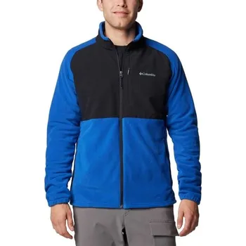 Pánská bunda Columbia SAGE PEAK FULL ZIP FLEECE L Modrá, Černá, Bílá