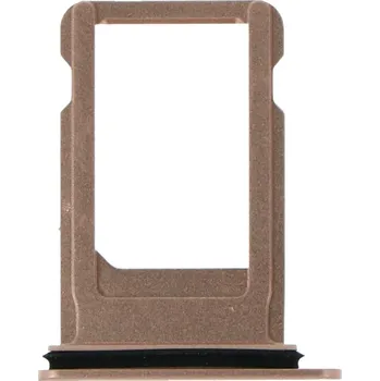 Šuplík na SIM kartu s vodotěsným gumovým kroužkem pro iPhone 8 ORI - Zlatý