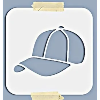 Plastová šablona, GOLF - MOTIV 4, 15x15cm, 1 kus