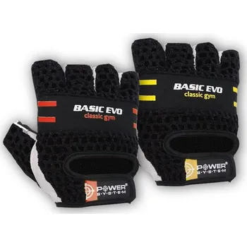 Fitness rukavice Power System rukavice BASIC EVO Red L