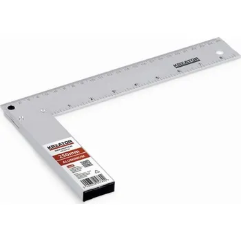 Úhloměr KREATOR KRT704125 - Úhelník 250mm ALU Profi
