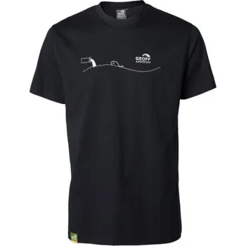 Rybářské oblečení Tričko Geoff Anderson Organic Tee Pollution Černé Velikost XXXXL