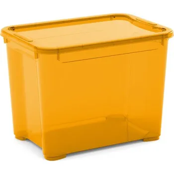 Úložný box Plastový T Box s víkem S oranžová - NOVINKA na českém trhu!