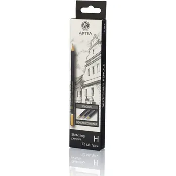 Grafitová tužka Art&Hobby ARTEA Umělecká skicovací šestihranná tužka, tvrdost H, 206118008