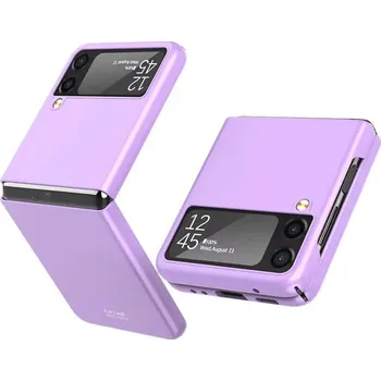 Pouzdro na mobilní telefon Plastový kryt pro Samsung Galaxy Z Flip6 5G F741B - světle fialové