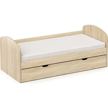 Postel Dřevěná postel Rea kakuna Bílá