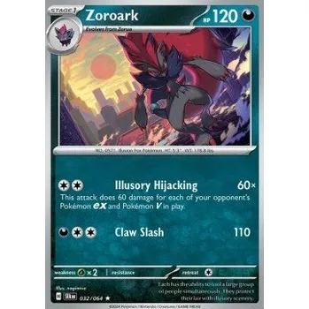 Sběratelská karetní hra Pokémon SFA 032/064 Zoroark - Shrouded Fable Stav: Near Mint, Verze: HOLO