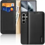 DUX DUCIS Hivo flipové kožené pouzdro pro Samsung Galaxy S24 Ultra Černá