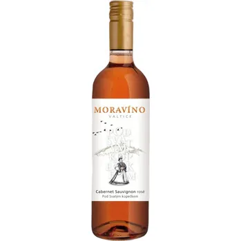 Víno Cabernet Sauvignon rosé, Moravíno Valtice (2022)