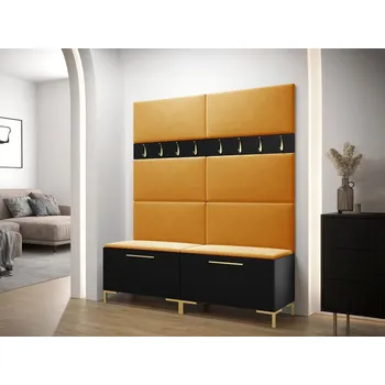 Předsíňová stěna Mirjan_zondo Předsíňová sestava Frisala II (černá + Manila 32)