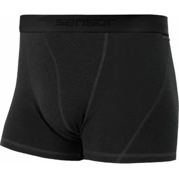 cyklistický dres Boxerky SENSOR MERINO DOUBLE FACE černé S