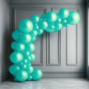 Balónek Pastelová zelená balónková girlanda rustikální - set - Balonky.cz b83072