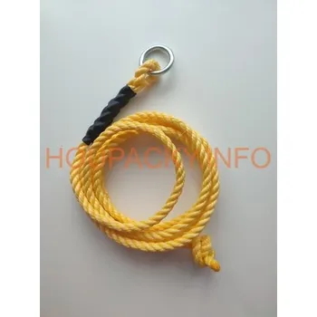 Dětská houpačka Lano 10 mm s kroužkem, délka lana 2,0m