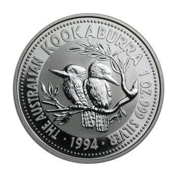 1 kilogram stříbrná mince Austrálie Kookaburra 1994