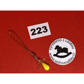 HandMade by VeJa Přívěšek - andílek pro štěstí/ radost č.223