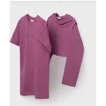 Dívčí komplet- šaty s mikinou Mayoral 7986 barva: růžová, Rozměr: 157 (14 let)