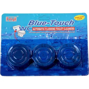 Blue Touch tableta do WC nádržky 3 ks